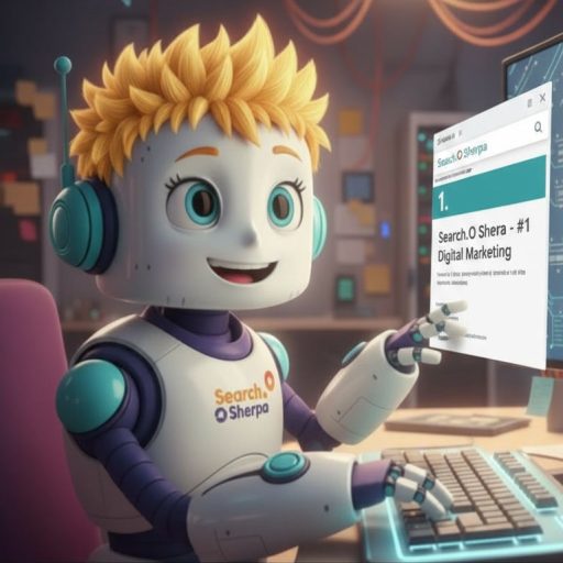 Jeremy Bengtson AI assistant mascot for The Search Sherpa, local SEO consultant serving Chicago suburbs businesses