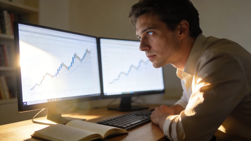 business owner reviewing organic search data to decide when to hire an SEO consultant