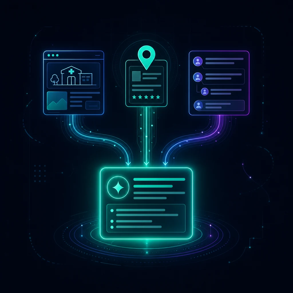 The sources behind an AI answer about a med spa