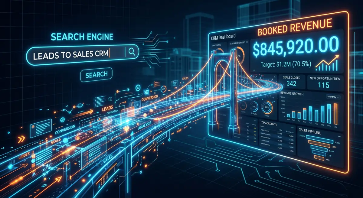 CRM webhook integration connecting marketing to operations