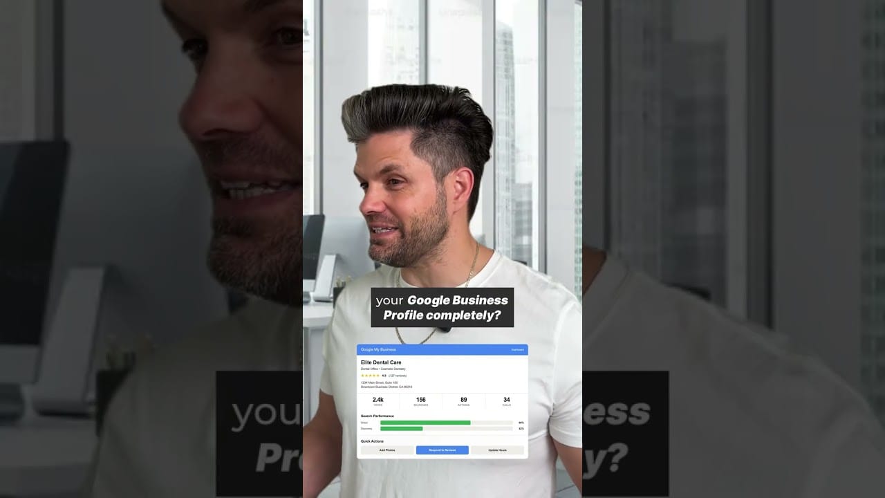 AI SEO creator Joshua Albanese role-playing why a newly launched local business is not showing up on Google